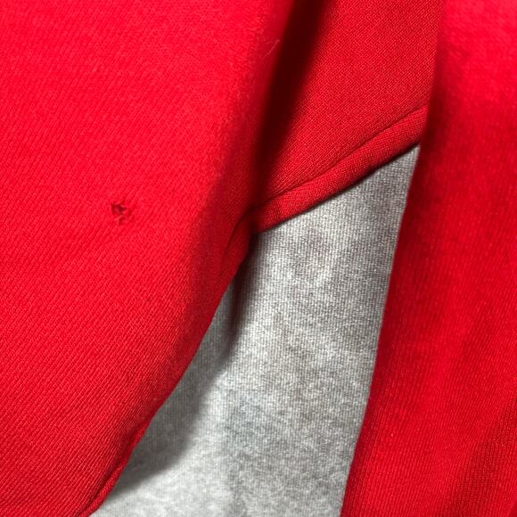 Vintage Mickey Unlimited Sweatshirt Mens Large Red Fleece Crew Neck Pullover 90s - Picture 4 of 10